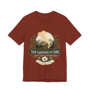 Audia Family Reunion T-Shirt - Calabria Heritage 2026 Souvenir